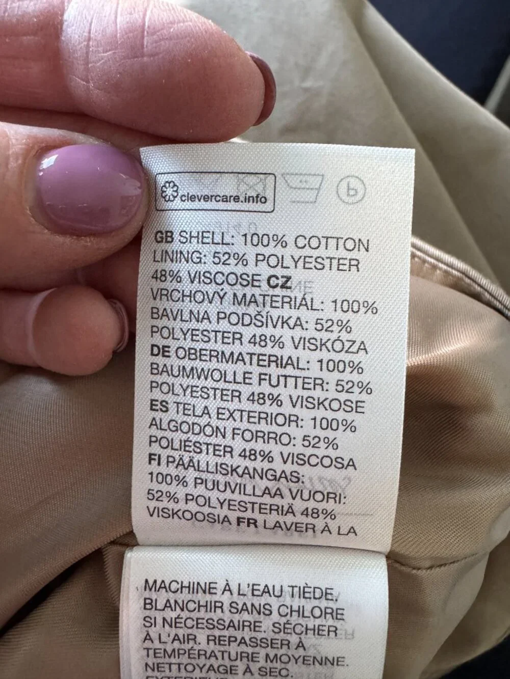 Cropped Trench & Other Stories Size S NWT - Picture 6 of 6